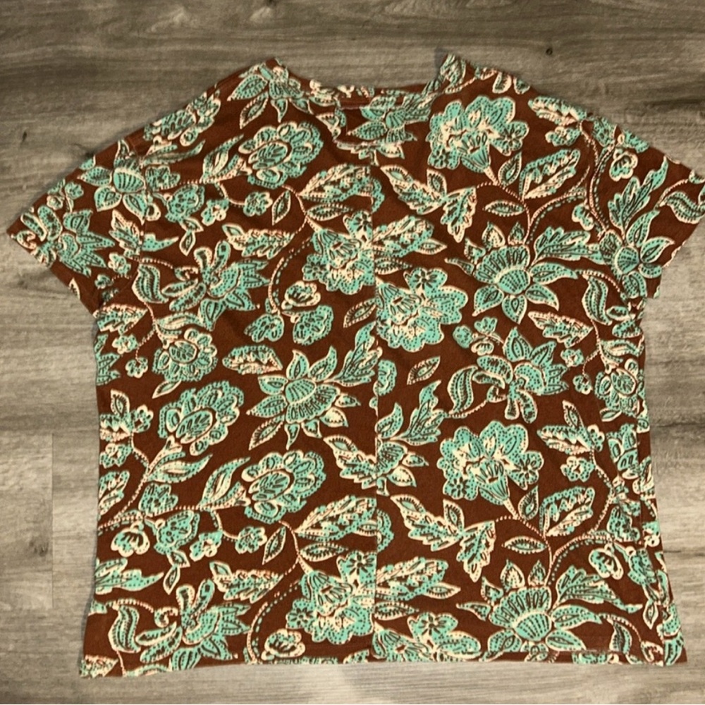 NWOT Free People We The Free Nina Printed Tee - Picture 3 of 6